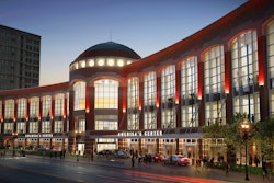 A $256 million expansion of America's Center in St. Louis includes an enhancement of its Washington Avenue entrance.