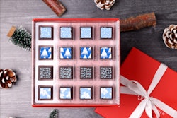 Delysia Chocolatier’s 16-piece Winter Wonderland Collection ($59.95) features an assortment of chocolate truffles inspired by an alpine retreat. This seasonal collection includes flavors such as Hot Toddy, Peppermint Mocha, Campfire Spiced Muffin, and Swiss Alps Fondue chocolate truffles.