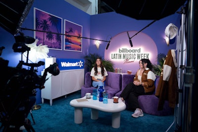 Walmart took over Latin Music Week’s Backstage Video Lounge, transforming the space with the new Nuevolution collection.