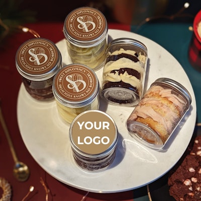Sweet Diplomacy's corporate gift boxes are perfect for employees, team members, vendors, or clients. The allergy-conscious bakery offers goodies like cookies, brownies, and Cake-in-a-Jar ($89 for a six-pack) that’s available gluten-free, dairy-free, nut-free, and vegan. Each gift can be tailored with a company logo or a holiday message; nationwide shipping is available.