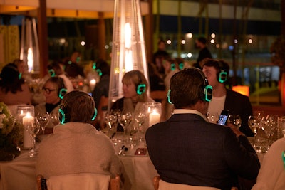 During dinner, guests were invited to listen to locusts in nature, pairing the sounds inspired by Formafantasma’s two sound sculptures.