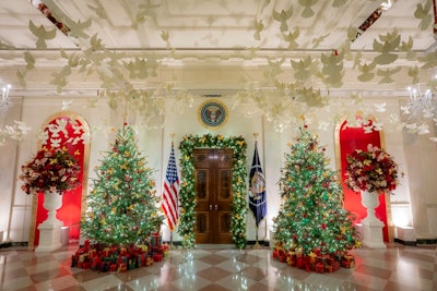 The Cross Hall of the White House, pictured on Dec. 1, 2024.