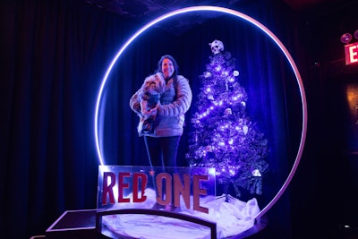 The space featured themed decor elements, photo ops, customized drinks, and character bartenders. Krampus himself even made an appearance, engaging with attendees and celebrating all things Krampus and Red One.