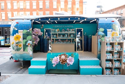 Moroccanoil's Festive Airstream Pop-Up NYC