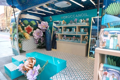 The experience showcased the haircare brand’s exclusive holiday collection, offered free samples, and enabled on-site purchases, all within a branded Airstream that drew attention with oversize florals.