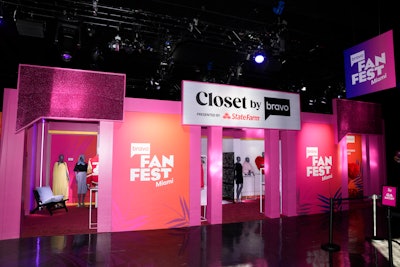 State Farm’s Closet by Bravo offered a space for attendees to peruse memorable outfits and artifacts from Bravo series, along with looks worn by Jake from State Farm. Below Deck’s Captain Sandy and Southern Charm’s Madison LeCroy interacted with fans in the space.