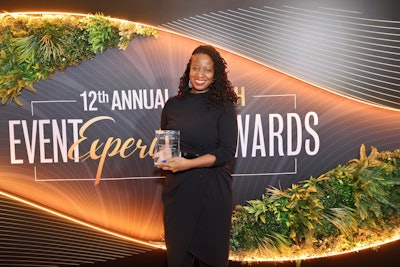 TED chief program and strategy officer Monique Ruff-Bell accepted the organization's award for Best Sustainability/Corporate Responsibility Program.
