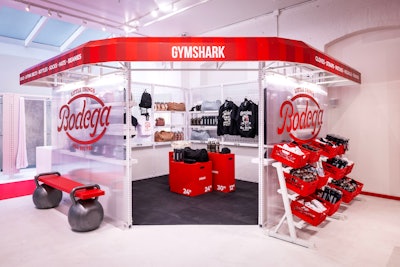 The pop-up also featured a dedicated space for meet-and-greets with Gymshark athletes and offered exclusive NYC-themed merchandise alongside the brand's classic fitness apparel. After the holiday season, the space will be transformed with a New York City theme to showcase upcoming Gymshark drops.