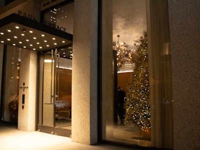 Park Terrace Hotel Tree Lighting