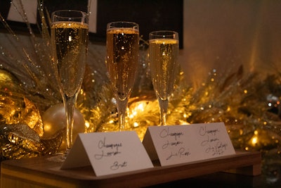 On Park Terrace Hotel’s sixth floor, a celebration ensued after the tree lighting, where guests either clinked glasses of bubbly (of course) or sipped on one of the property's specialty seasonal cocktails. The Christmas Cosmo and a spin on a Mexican hot chocolate were on offer while interactive touchpoints included tutorials on tying the perfect ribbon as well as cocktail demos.