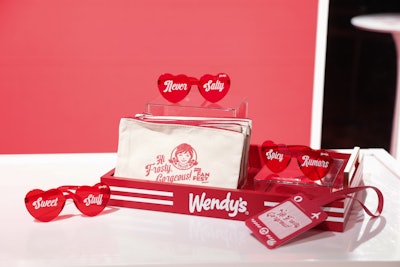 Wendy’s also offered guests swag branded with callbacks to some of The Real Housewives of Salt Lake City’s iconic moments.