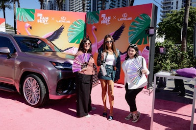 Lexus invited fans to channel their inner housewife with a photo op inspired by The Real Housewives of Miami. Fans were encouraged to create their own Housewives tagline while posing next to a Lexus LX and with Bravolebrities including The Real Housewives of Salt Lake City’s Meredith Marks.