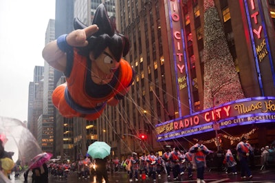 In addition to the iconic Macy's Thanksgiving Parade (pictured), PRG's projects this year included the National Christmas Tree Lighting in Washington, D.C.; the Great American Media's Family Christmas Festival on Long Island; and The Hip Hop Nutcracker, a contemporary dance tour that reimagines Tchaikovsky’s classic.