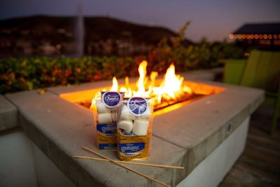 Lakehouse Resort in San Marcos, Calif., offers guests a complimentary s'mores kit that can be enjoyed around one of the resort’s fire pits. The property also offers a “Guitar Concierge,” complete with access to complimentary guitars and a curated list of songs.