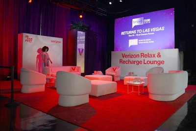 Verizon provided a space for fans to recharge, watch panels, and participate in interactive Watch What Happens Live audience polls. The lounge displayed a memorable costume worn by Summer House’s Ciara Miller, who also joined the space for photo ops.