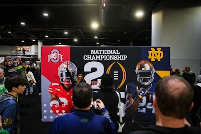 Ohio State and Notre Dame competed in the first national championship game of the 12-team College Football Playoff era.