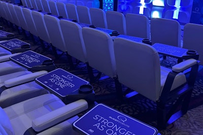 Session seating keeps fans and attendees connected and mobile nationwide.