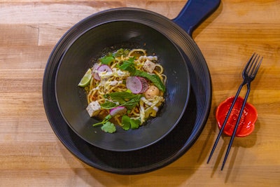 Constellation Culinary Group currently offers a ramen bar with CBD-infused broth.