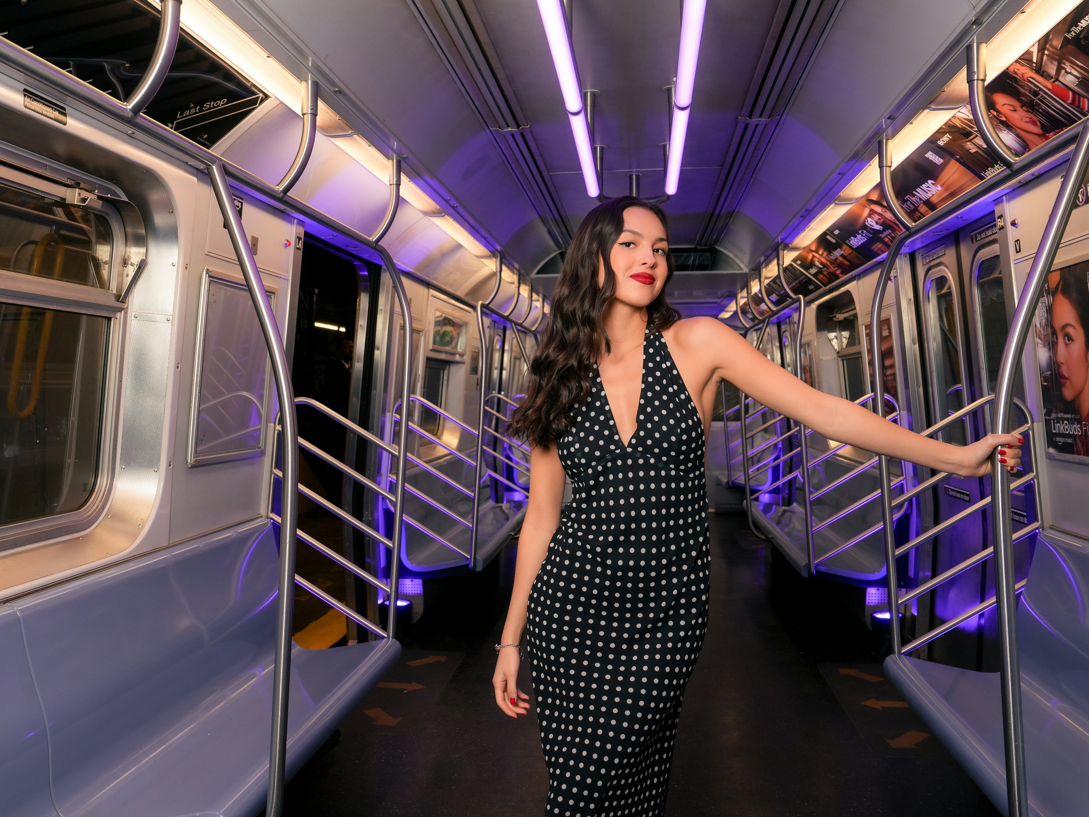 Inside Olivia Rodrigo’s NYC Subway Takeover to Celebrate Her Sony LinkBuds Partnership