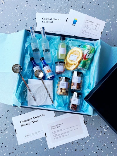 'We also pivoted during the pandemic and created and designed boxes of food and drinks to be sent across the U.S.,' she adds.