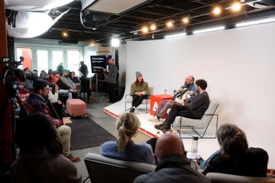 Programming included talks and panel discussions such as Editors on Editors (pictured).