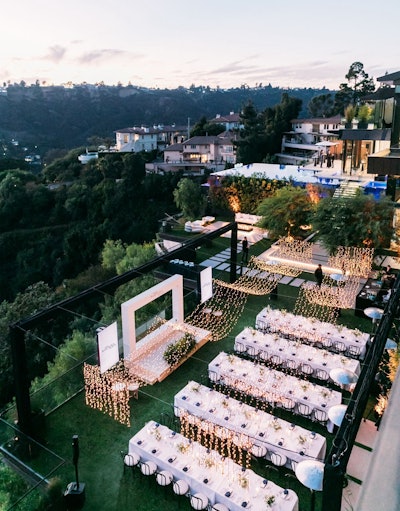 Kleinhaut and her team produced the inaugural InStyle Imagemaker Awards in October 2024. 'The awards show and dinner took place in a private estate in Bel Air with a sweeping, gorgeous canyon view and sunset—a quintessential 'Hollywood Nights' experience that only LA can offer,' she told BizBash.