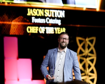 Sutton was named Chef of the Year at the International Caterers Association (ICA) CATIE Awards 2024.