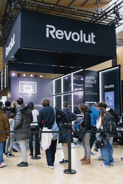 Revolut's NBA House Activation