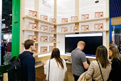 Inside, interactive demo stations highlighting Adyen merchants ON, Le Creuset, and Estée Lauder featured Adyen’s unified commerce solutions, showcasing how the platform bridges the gap between online and offline retail.