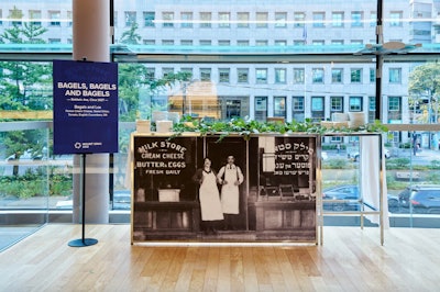 Food stations were also wrapped in vintage black-and-white photographs from the era of Mount Sinai's founding. BT/A Advertising served as lead producer and creative director, while CANDICE&ALISON INC. handled design and decor. See more: This Hospital Gala Cleverly Evoked 100 Years of History—While Also Raising $12.5 Million