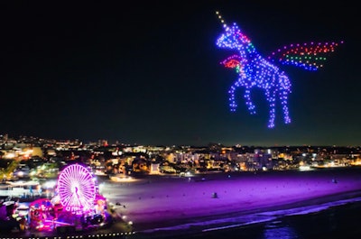 Pixis Drones' 500-drone show for Paris Hilton's 11:11 Media launch garnered over 2.5 million views and 170,000 social engagements. Watch a video here.