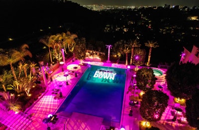 Garret Gonzalez and his team produced STARZ's Party Down premiere at a 25-acre private estate in Beverly Hills in February 2023. See more: How the Extravagant Party Down Premiere Took Over a 25-Acre Estate—While Staying True to the Comedy Series