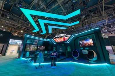 Hisense booth at CES 2025