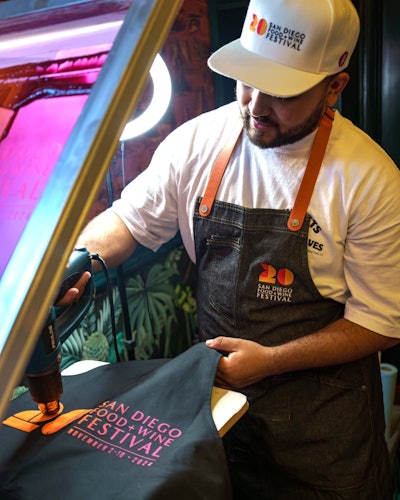 Chef Works Inc. created branded aprons for the festival.