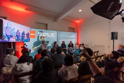 The brand hosted a panel on the making of the Selena y Los Dinos documentary.