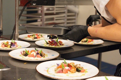 Sodexo Live! chef Nandakishore Rangan and his team created a multicourse menu to celebrate Vancouver's version of the Eras Tour. It featured dishes like Marjorie's mascarpone mousse, a Lover land and sea course with Nova Scotia lobster and Canadian beef, an Enchanted BC foraged mushrooms vegetarian choice, and more.