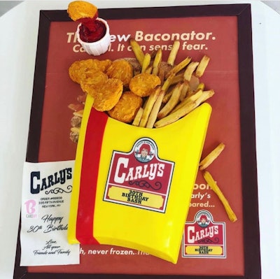 Milord often shares her inventive creations with BCakeNY's 286,000 Instagram followers. (And yes, this is cake!)