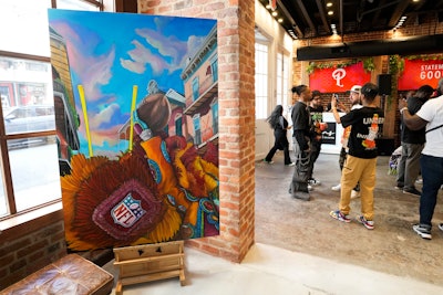 The shopping event spotlighted the three brands featured in the collection, including Jerin “Jerk” Beasley—a visual artist whose work focuses on pop culture—along with Statement Goods and Sneaker Politics.