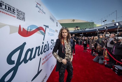 The Janie's Fund event featured performances by Steven Tyler, Mick Fleetwood, Chris Robinson, Billy Idol, Joan Jett, Lainey Wilson, Linda Perry, and more.