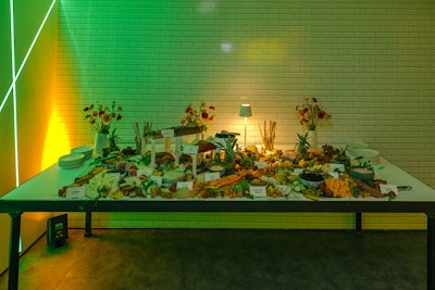 The dinner aimed to showcase the freshness of the chain's ingredients.