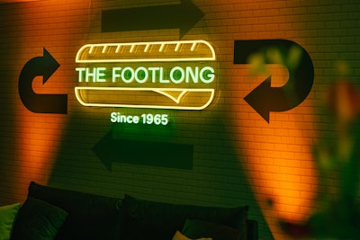 The restaurant chain is known for its footlong subs.