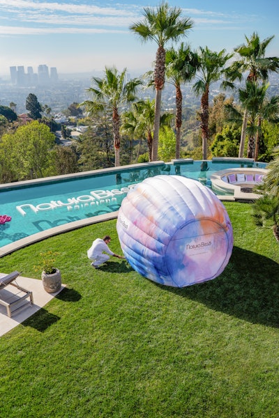 'A special mention goes to the visionary artist Piro, whose creative energy transformed our iconic Pure Air Bubble into a breathtaking work of art,' said Garçon.