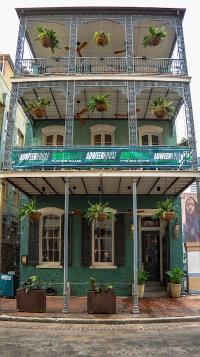 ADWEEK House, the brand’s signature pop-up experience at major industry happenings, activated in New Orleans ahead of the Big Game. Held Feb. 7 at the historic Swoop-Duggins House, the brand's first Super Bowl activation hosted discussions focused on the latest shifts in marketing, culture, and audience dynamics worldwide.
