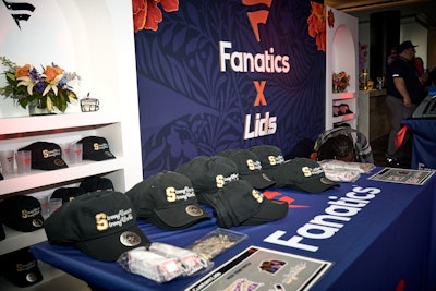 Fanatics and Lids were on site to provide custom Sports Power Brunch hats. Attendees could pick out their preferred patches to have stitched on.