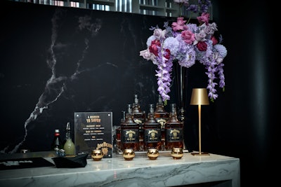 Event sponsor Jim Beam was on hand slinging signature cocktails at multiple bars throughout the prefunction space and ballroom.