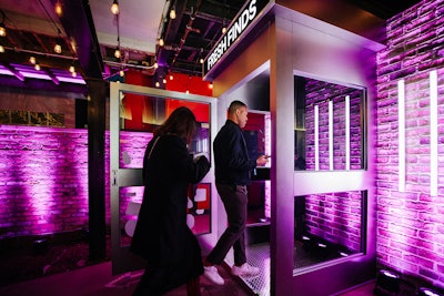 'It was just really cool to see our shop touching on all of our skills from concept to execution,' Smith says of working this event with Spotify and Samsung.