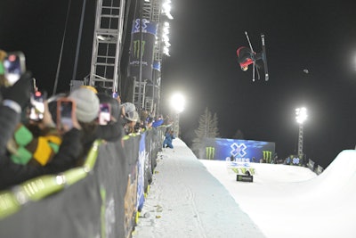 This year's X Games Aspen marked the first time the event was ticketed. Nearly 26,000 fans bundled up to attend.