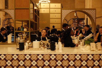 Highlights included a tasting bar with individualized tastings, plus white-gloved attendants and a cafe space.