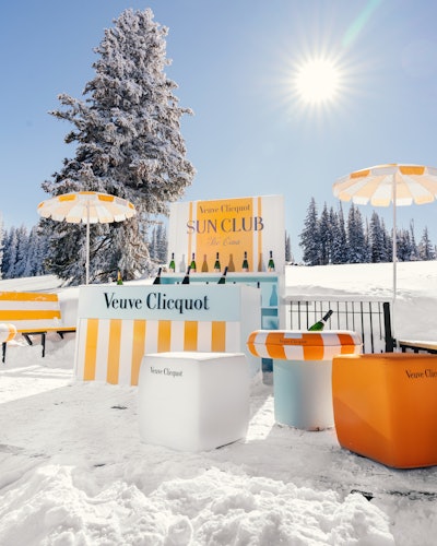 Clicquot In the Snow