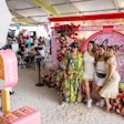 LaCroix had a floral-themed photo wall activation that offered both printouts and digital photo files.